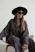 Sawyer Shirt Dress - Embroidered Denim