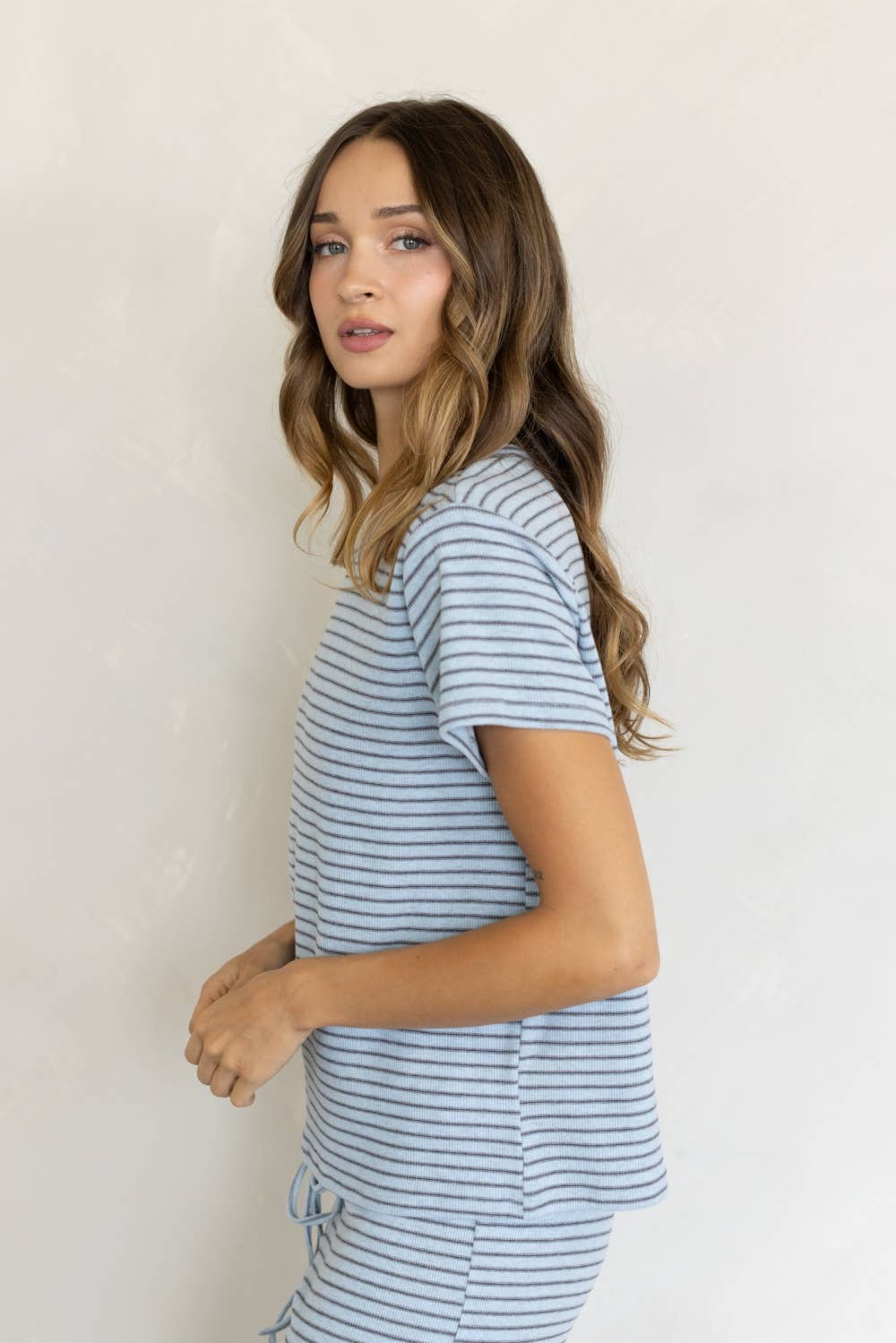 Oaklynn Tee - Light Blue