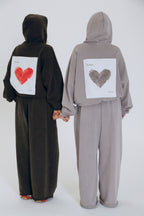 THE ONE LOVE HOODIE - Smoke
