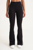 CloudCore Contrast Flared Legging - Black