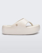 MELISSA FREE PLATFORM THONG - BEIGE