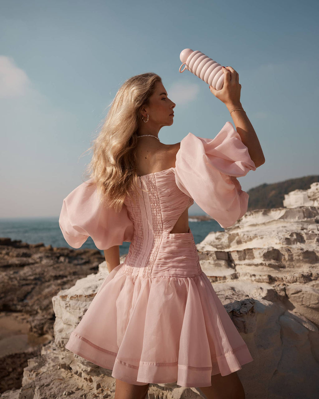 The Bubble Reusable Water Bottle 700ml - Ballet Pink
