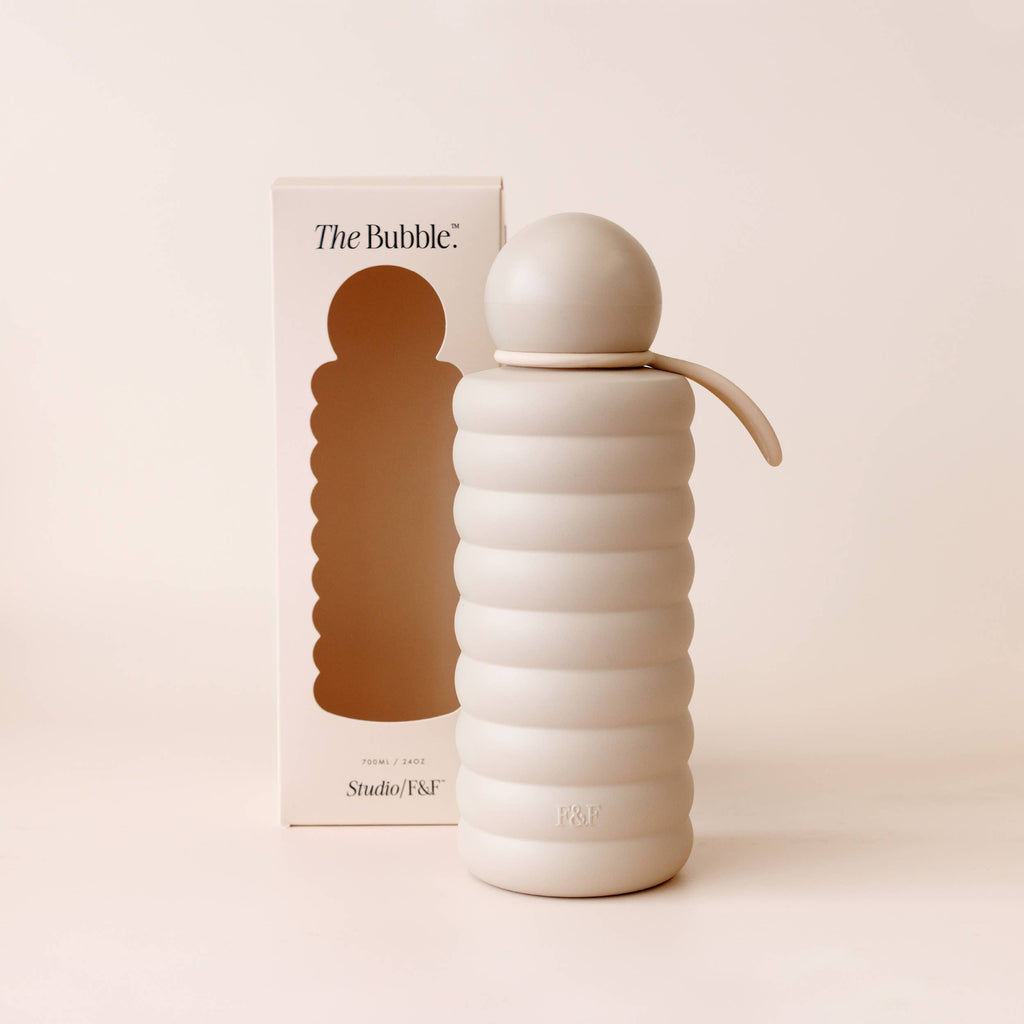 The Bubble Reusable Water Bottle 700ml - Latte