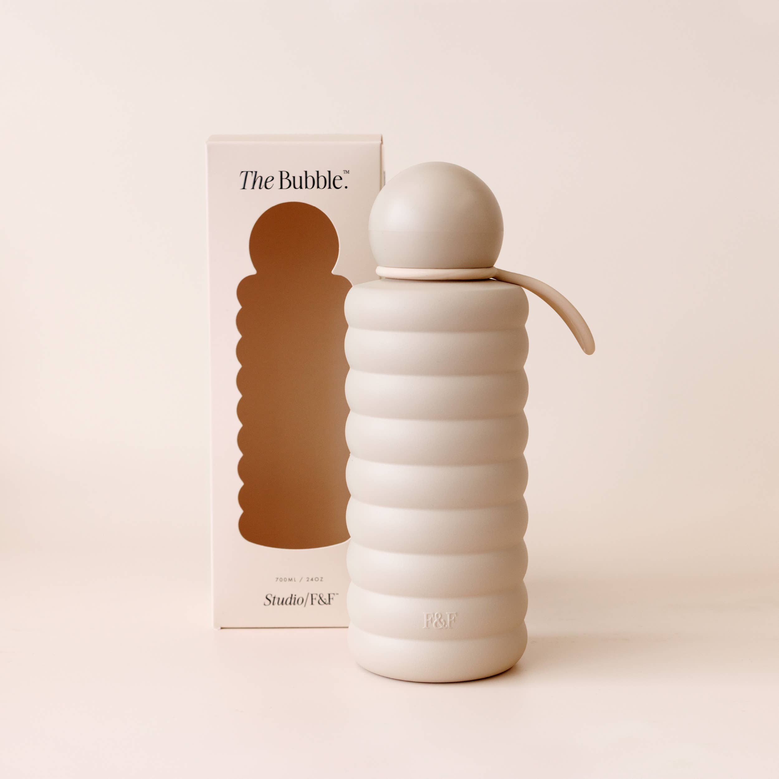 The Bubble Reusable Water Bottle 700ml - Latte