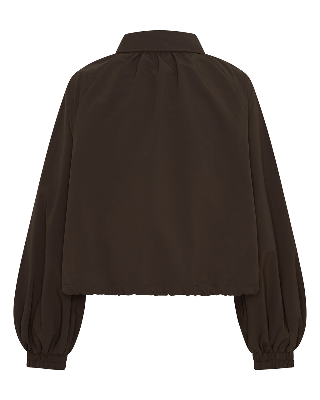 FIGHT NIGHT ZIP WINDBREAKER  - Brown/Cream