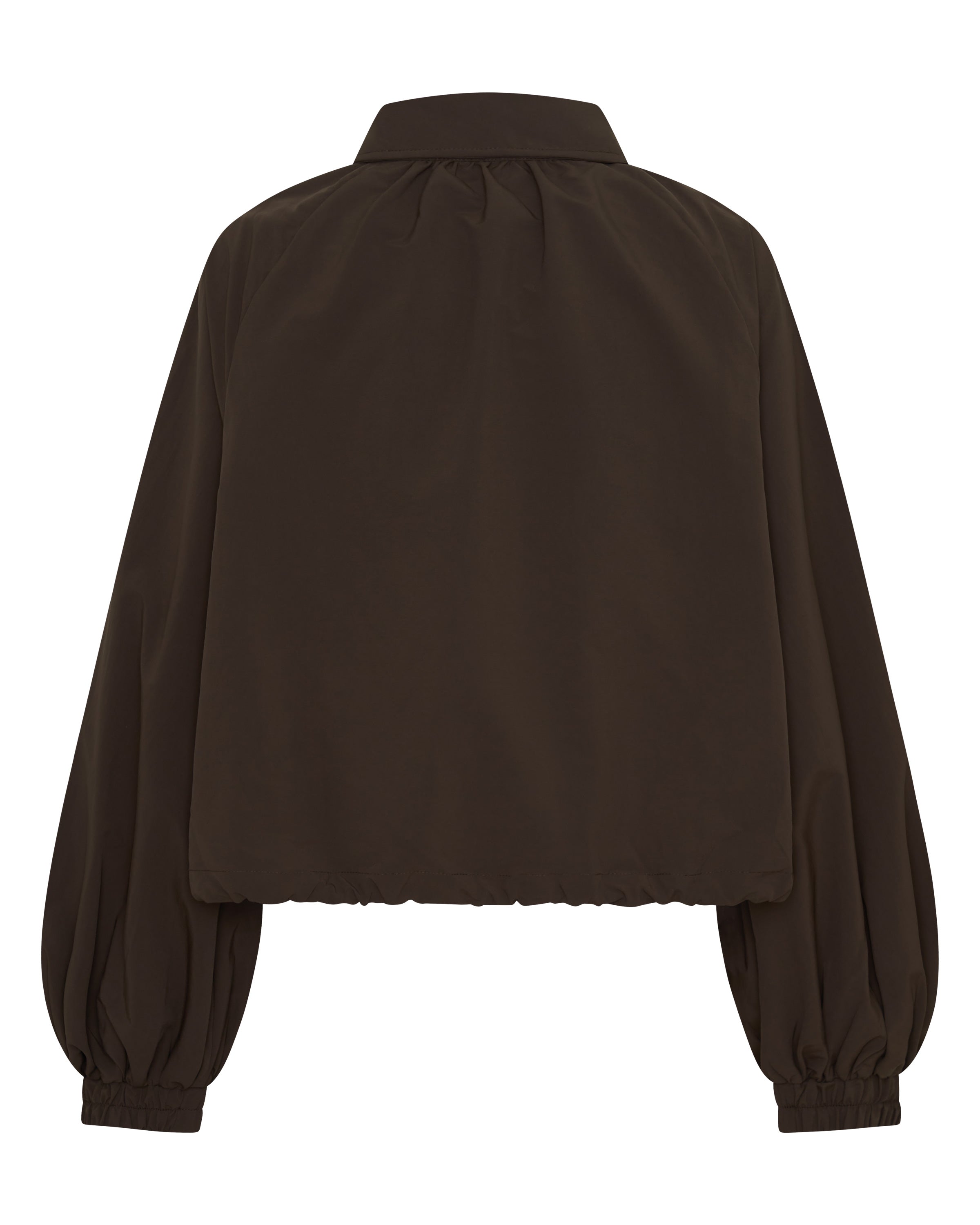 FIGHT NIGHT ZIP WINDBREAKER  - Brown/Cream