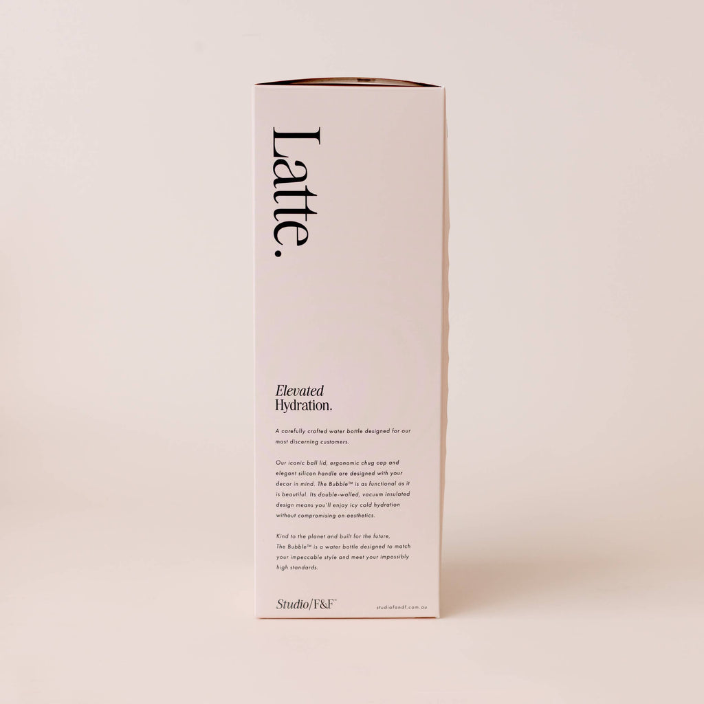 The Bubble Reusable Water Bottle 700ml - Latte