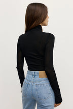 AIRLIE TOP - BLACK