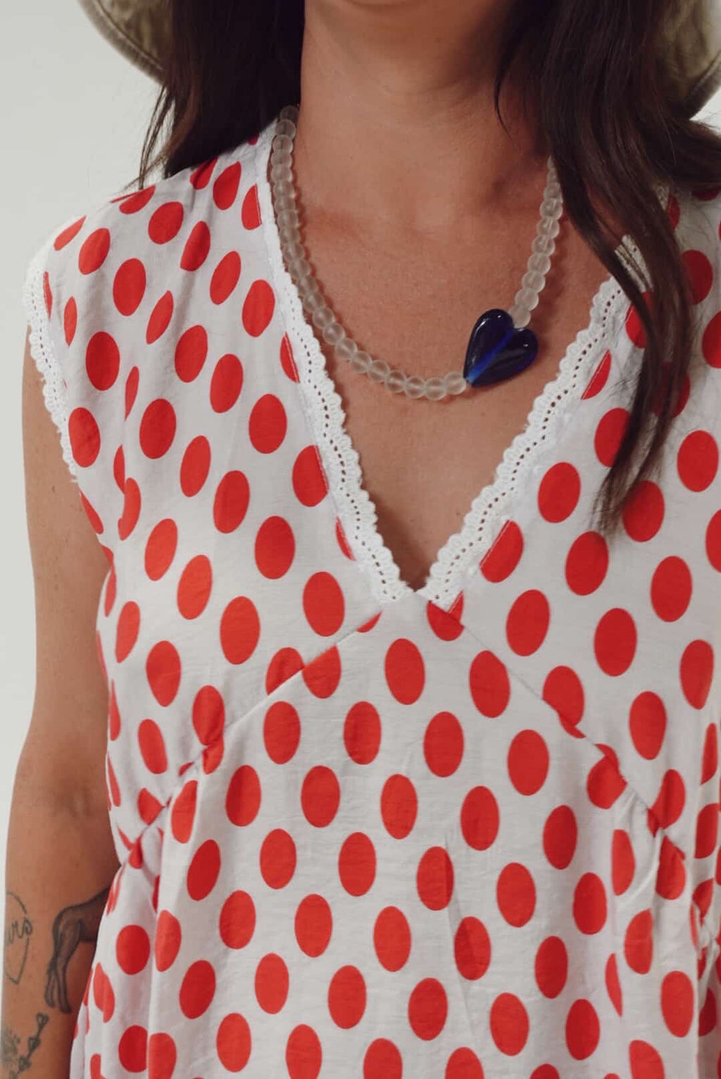 Heart Necklace - Midnight Blue