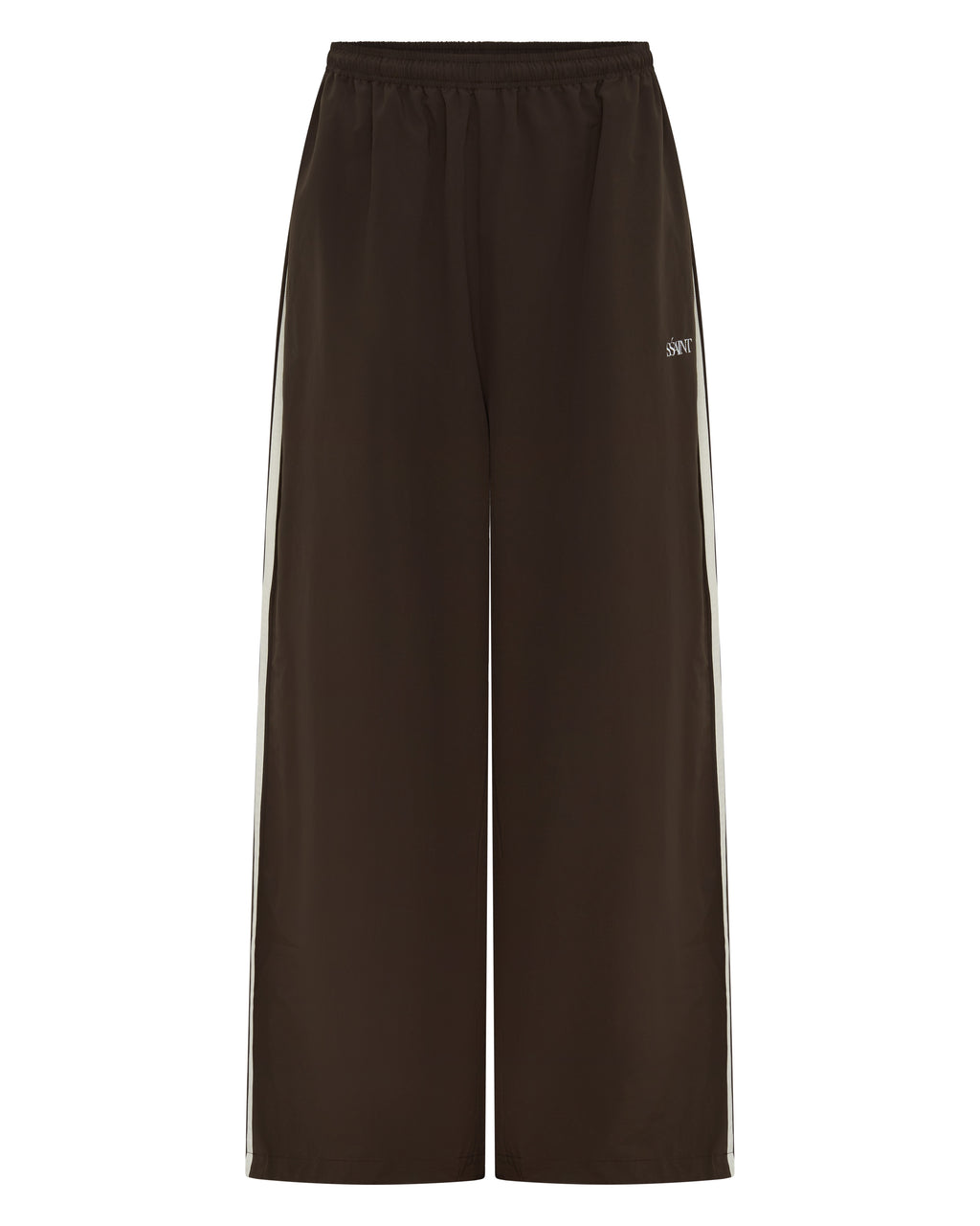 FIGHT NIGHT WINDBREAKER PANT - Brown/Cream