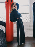 FIGHT NIGHT ZIP WINDBREAKER  - Black
