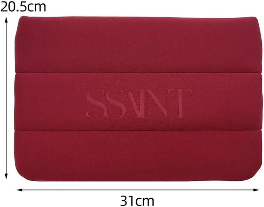 SŚAINT Neoprene Cherry Cosmetic Bag