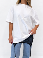THE LINE INES TEE WHITE BABY LEMONADE