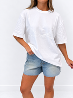 THE LINE INES TEE WHITE BABY LEMONADE