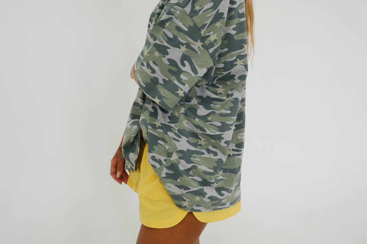 BB Oversized Tee - Camo