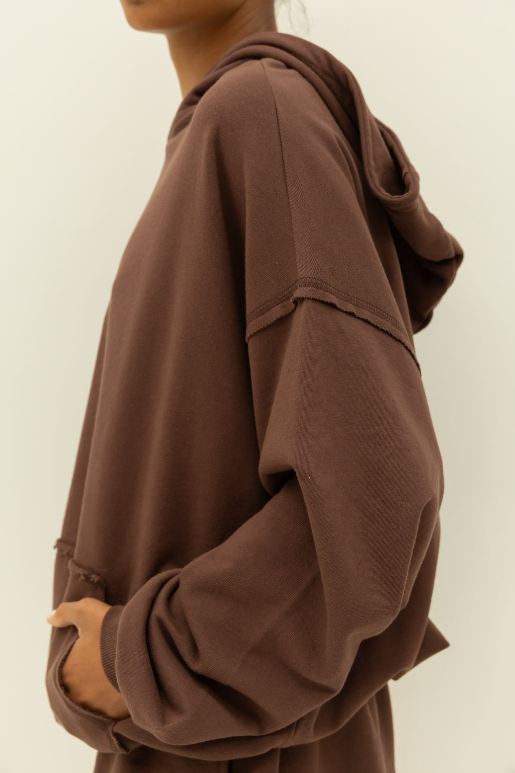 Minty Hoodie - Chocolate