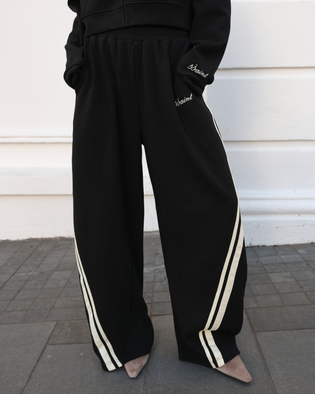 Ssaint Barrel Pant - Black/Butter