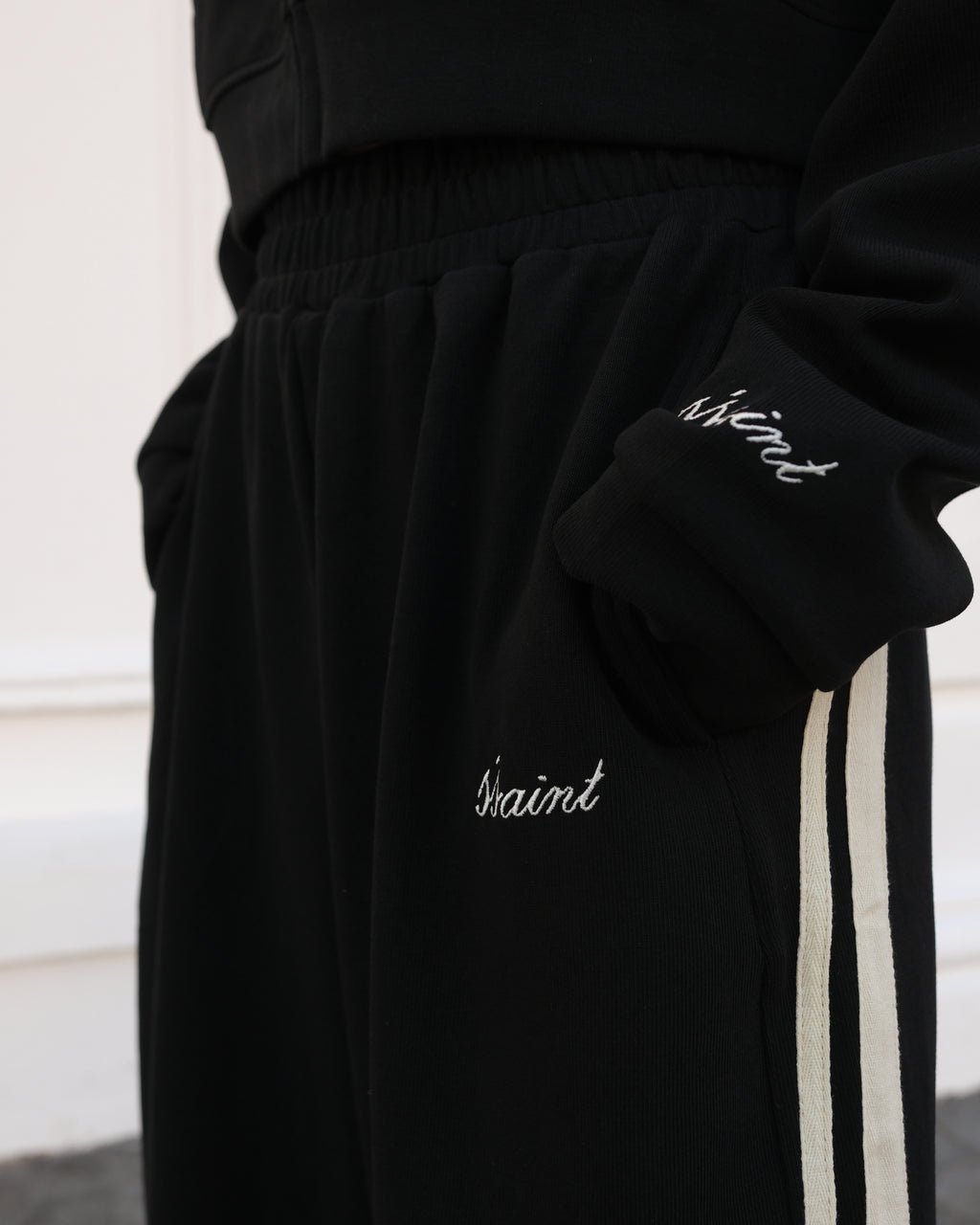 Ssaint Barrel Pant - Black/Butter