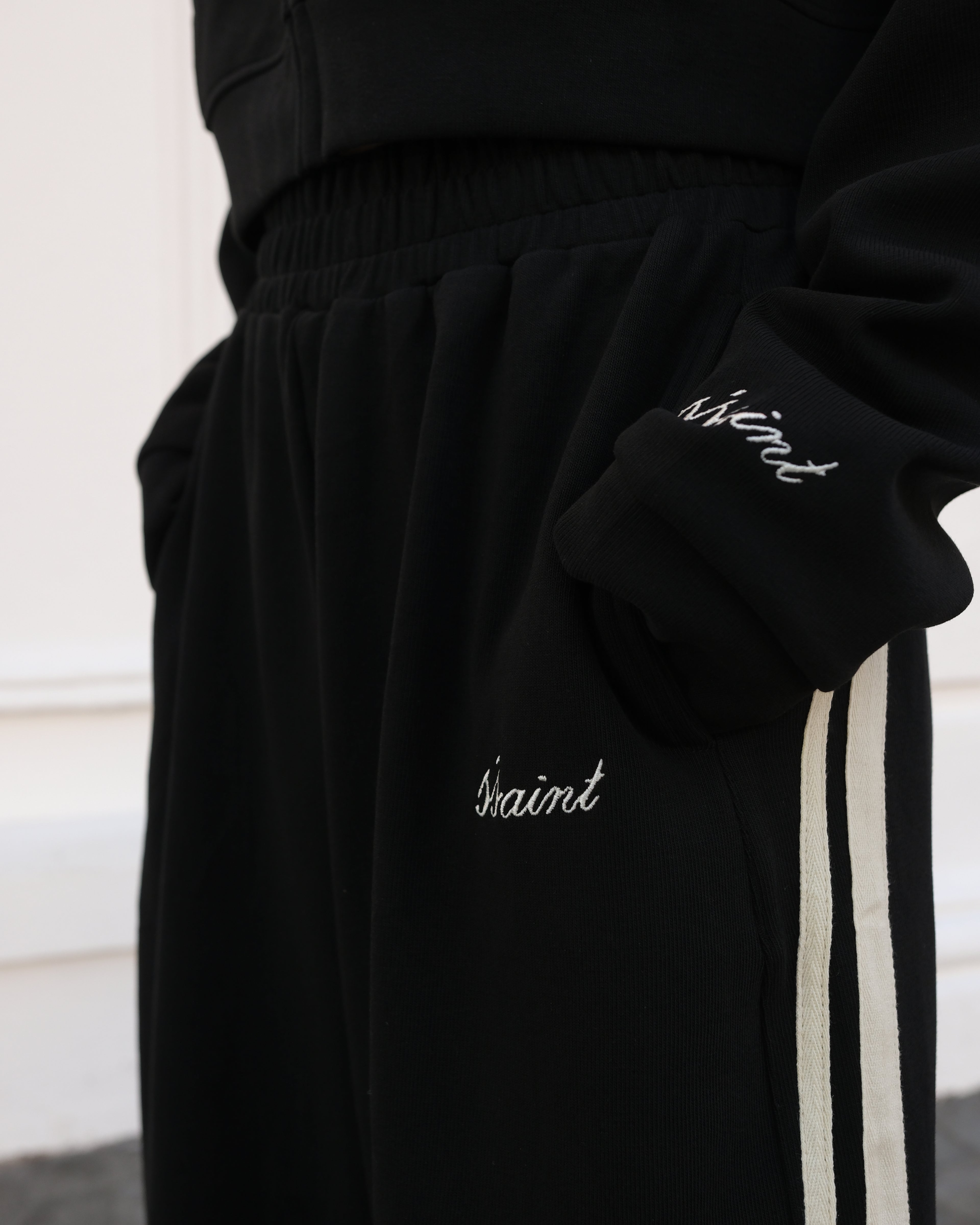 Ssaint Barrel Pant - Black/Butter