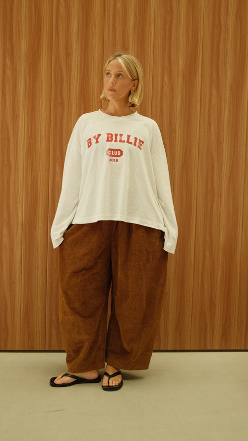 By Billie Club Tee - White/Red