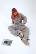 THE WILD LINE ZIP HOODIE - Smoke