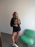 Sunday Lace Shorts - Black