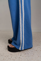 BOBBI LACE PANT - Cobalt