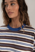 ANDI LONGSLEEVE - Blue/Brown