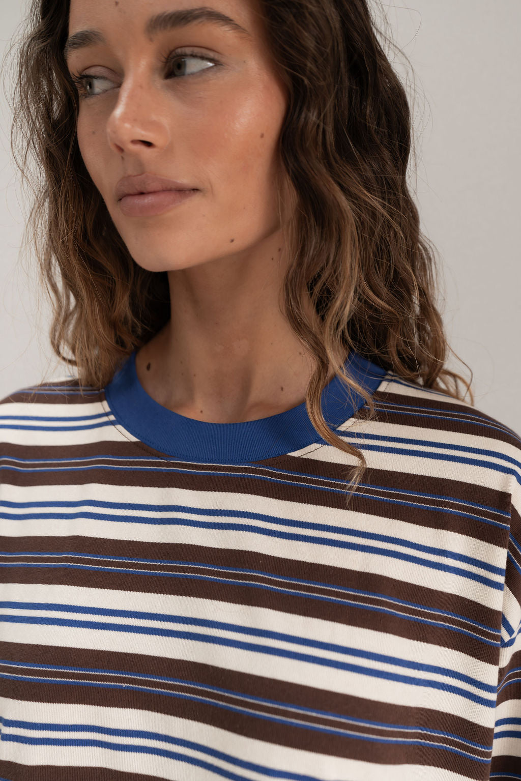 ANDI LONGSLEEVE - Blue/Brown