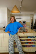 BB Baggy Mid-Rise Jean - Camo Star