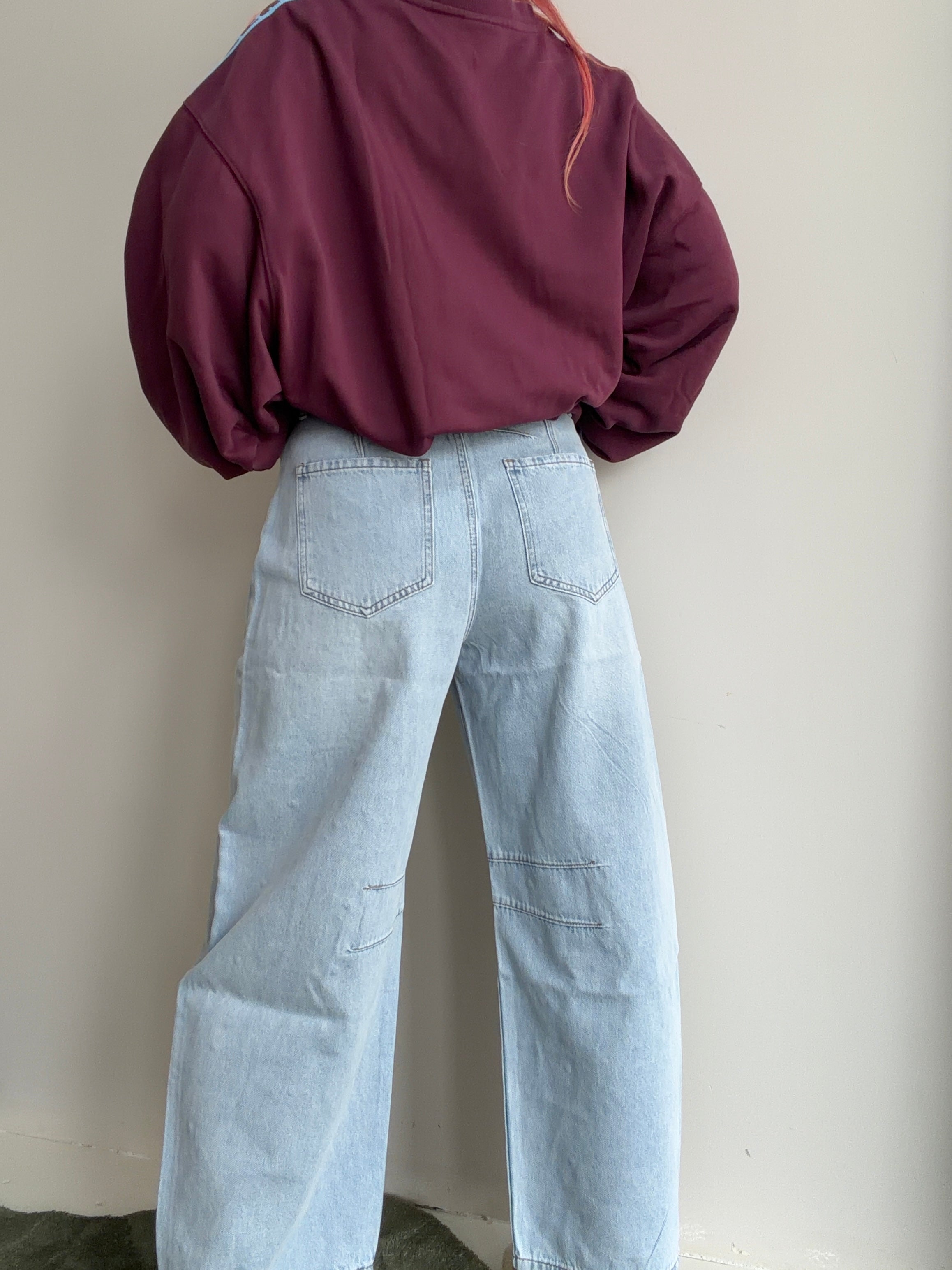 The Diamante Denim Wide Leg Pant