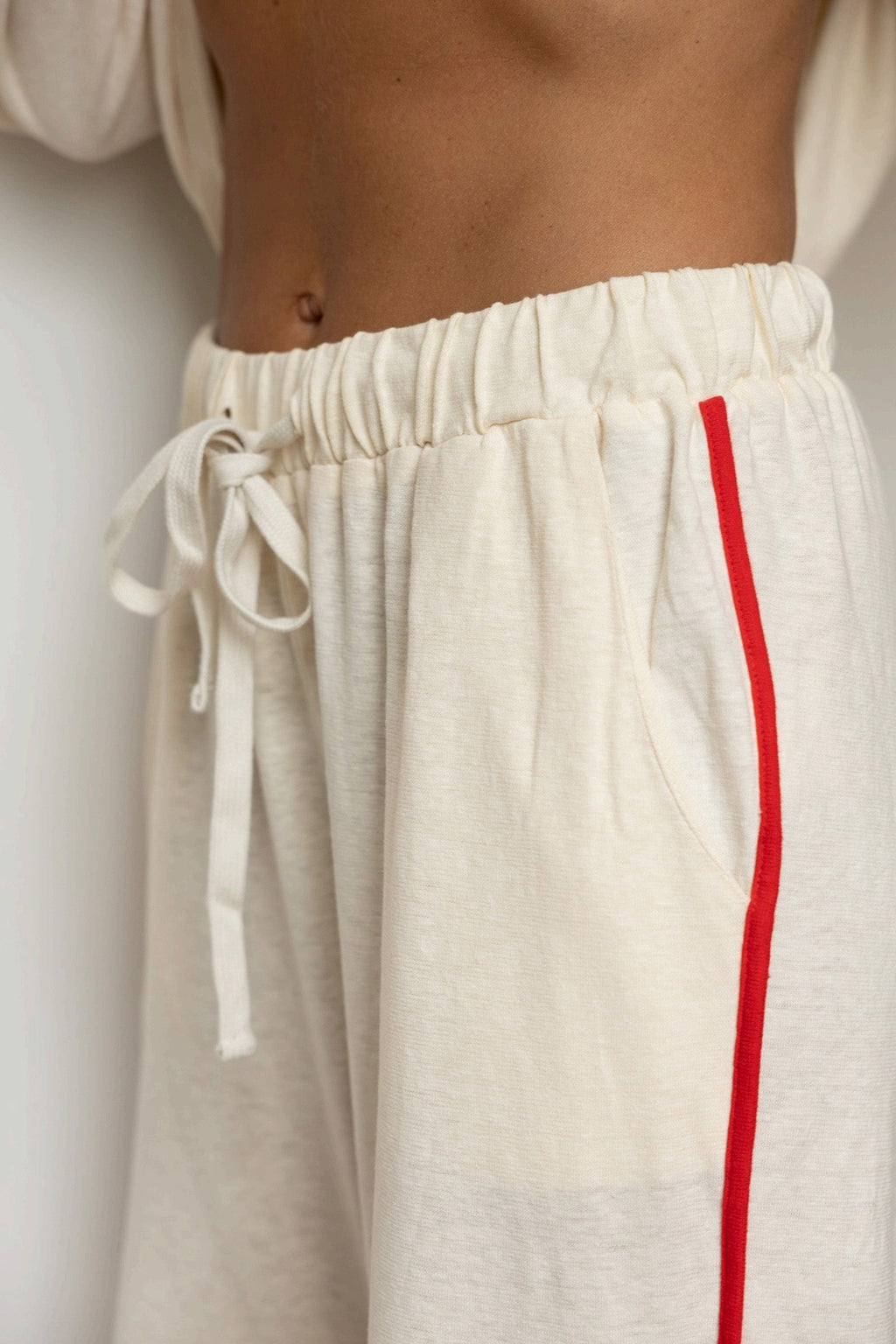 GRLS Racer Pants - Cream