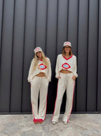 GRLS Racer Pants - Cream