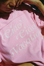 Vacay Crop Tee - Pink