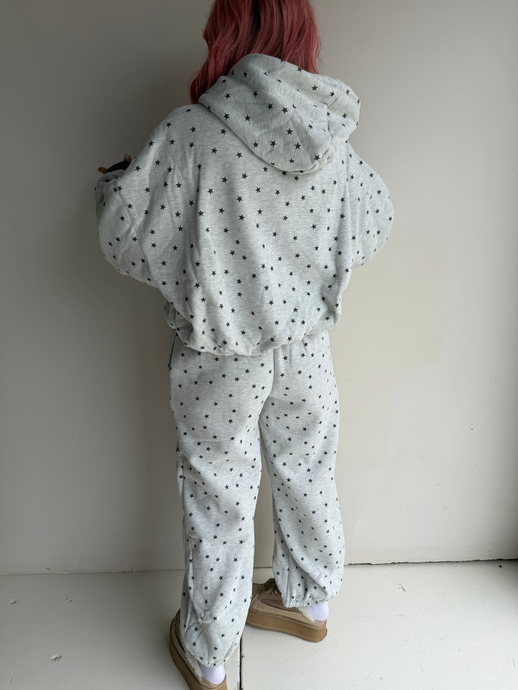 Stars Hoodie - Grey
