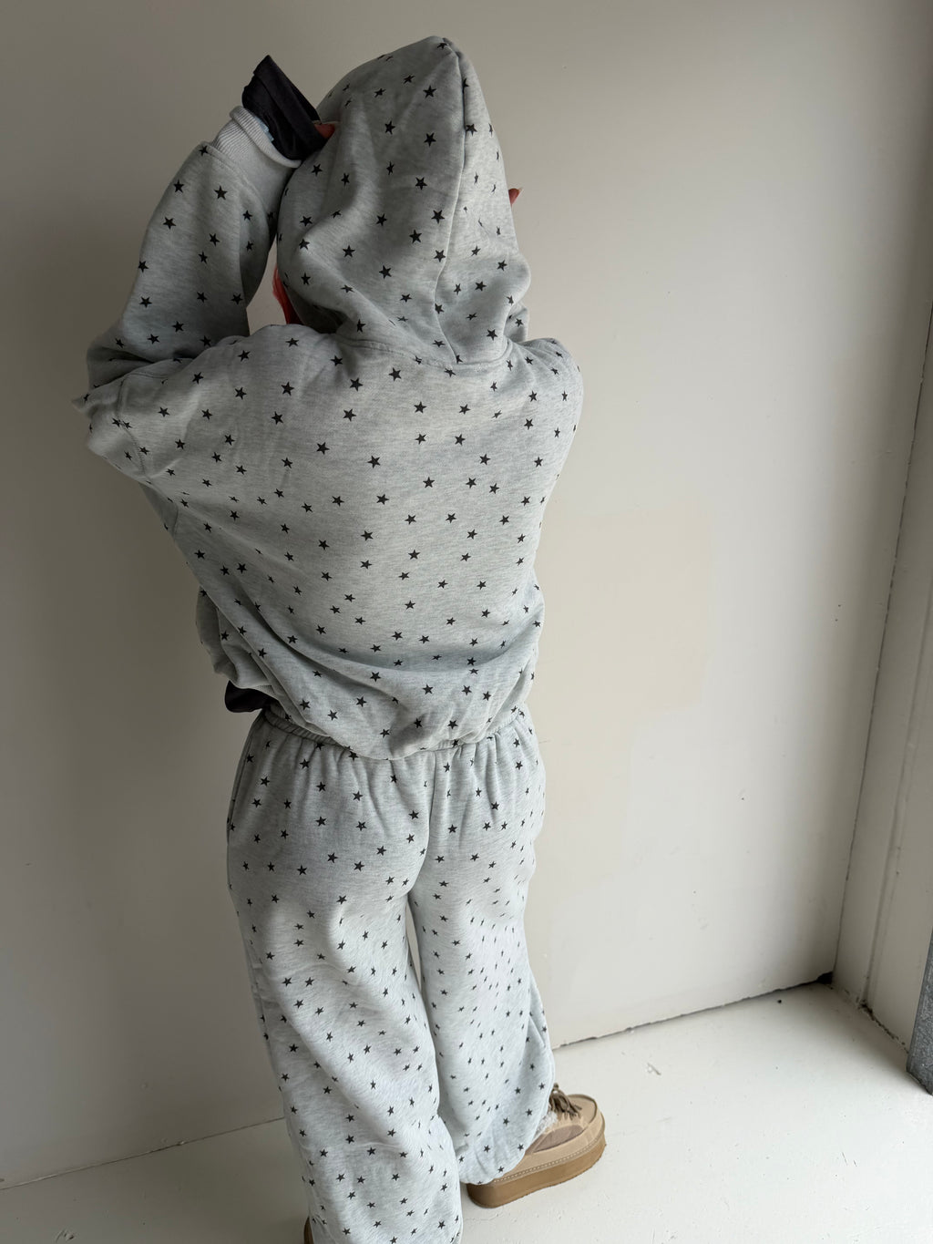 Stars Hoodie - Grey