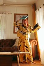 Lost & Found Tie-dye Bell Sleeve