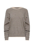 Olsen Knit - Slate Stripe