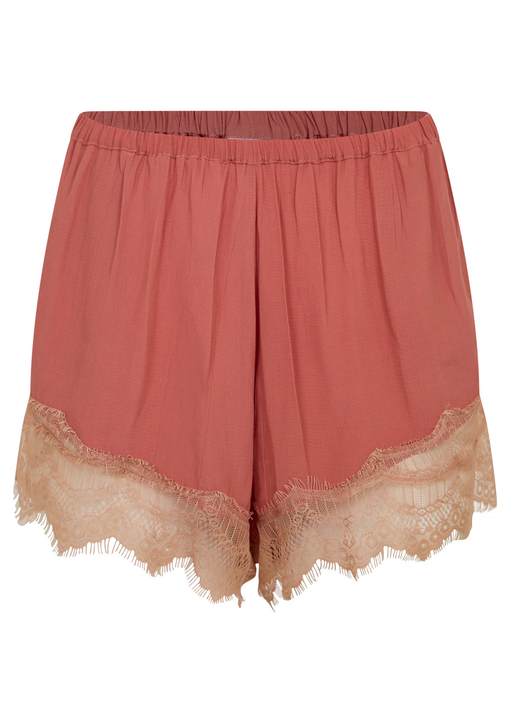 UNWIND LACE TRIM SHORTS