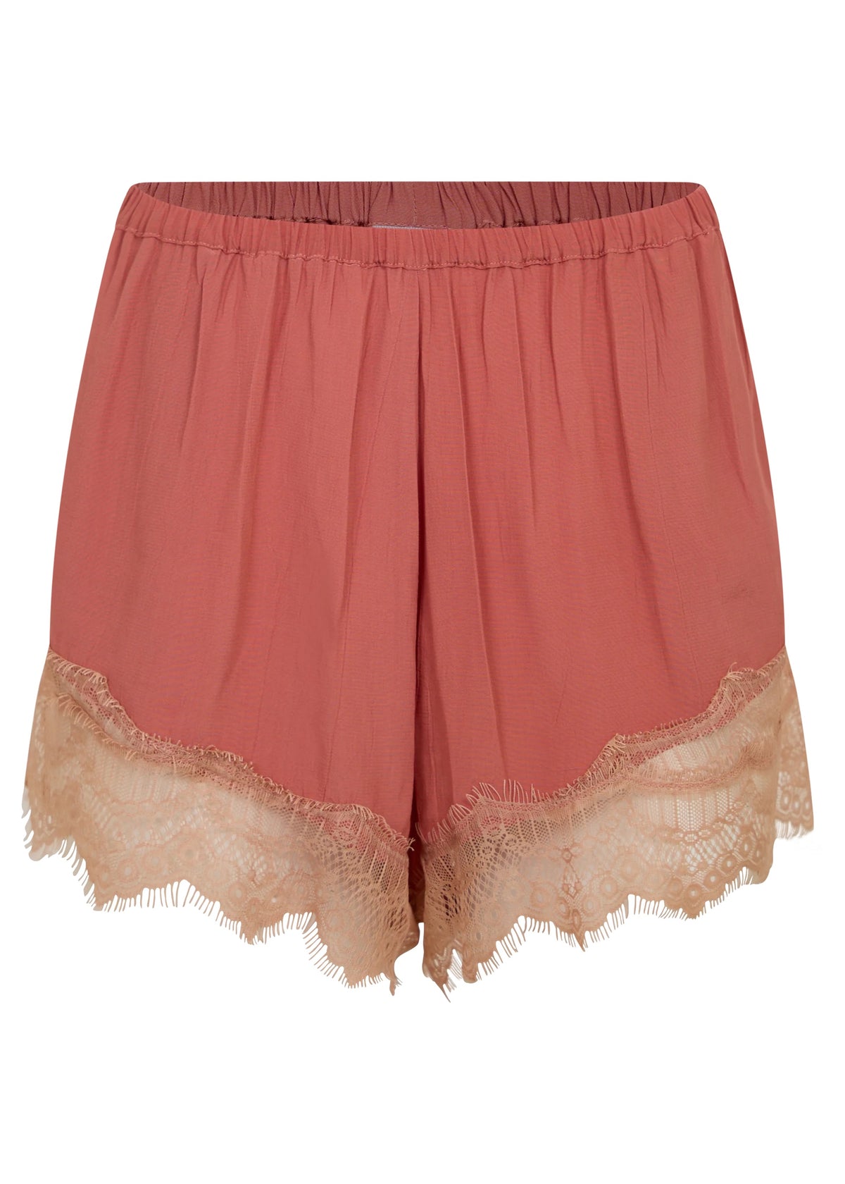 UNWIND LACE TRIM SHORTS