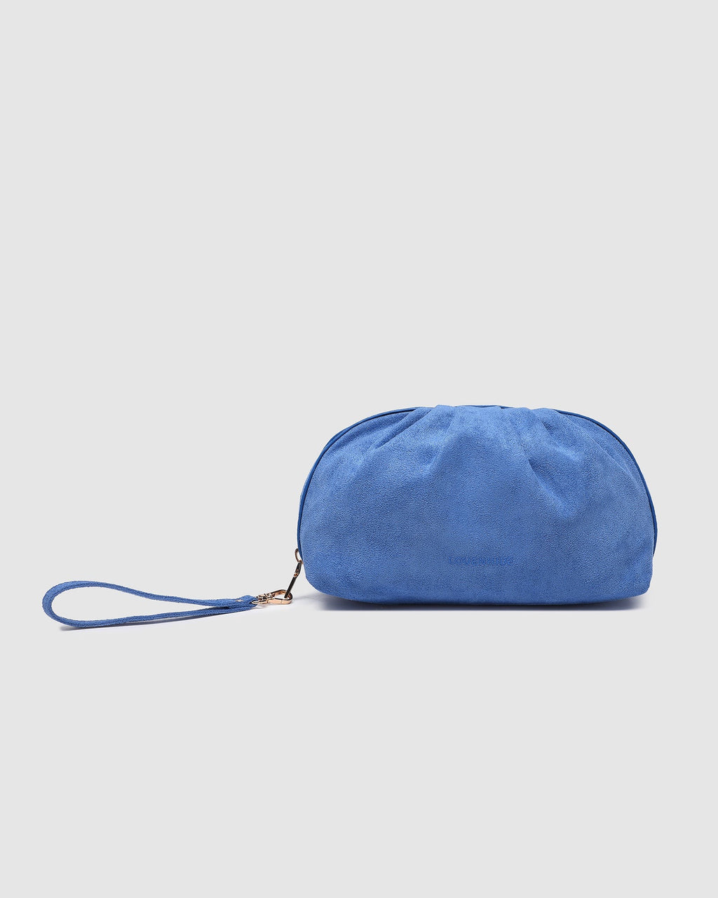 Sarski Suedette Makeup Bag - Persian Blue