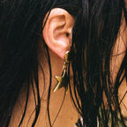 Billie Gold Star Earrings
