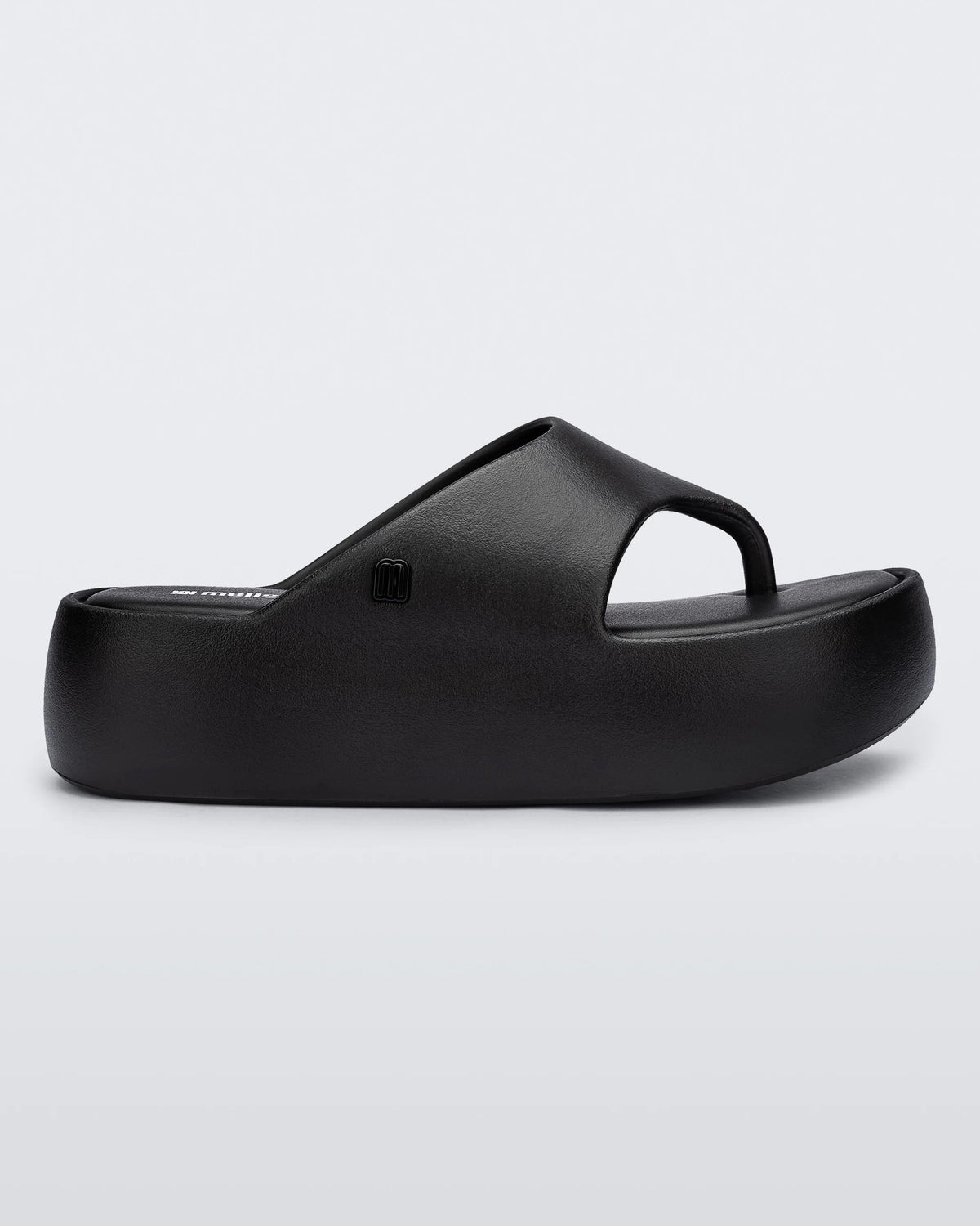 MELISSA FREE PLATFORM THONG - BLACK