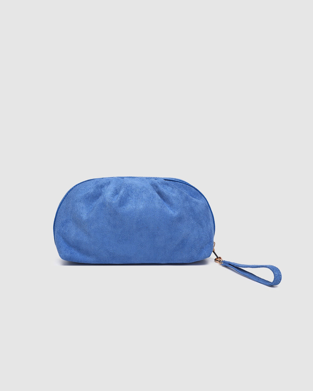 Sarski Suedette Makeup Bag - Persian Blue