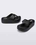 MELISSA FREE PLATFORM THONG - BLACK