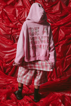THE BE A KIND HUMAN HOODIE - Pink