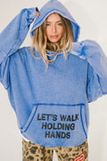 SORRY MOM HOODIE - Indigo