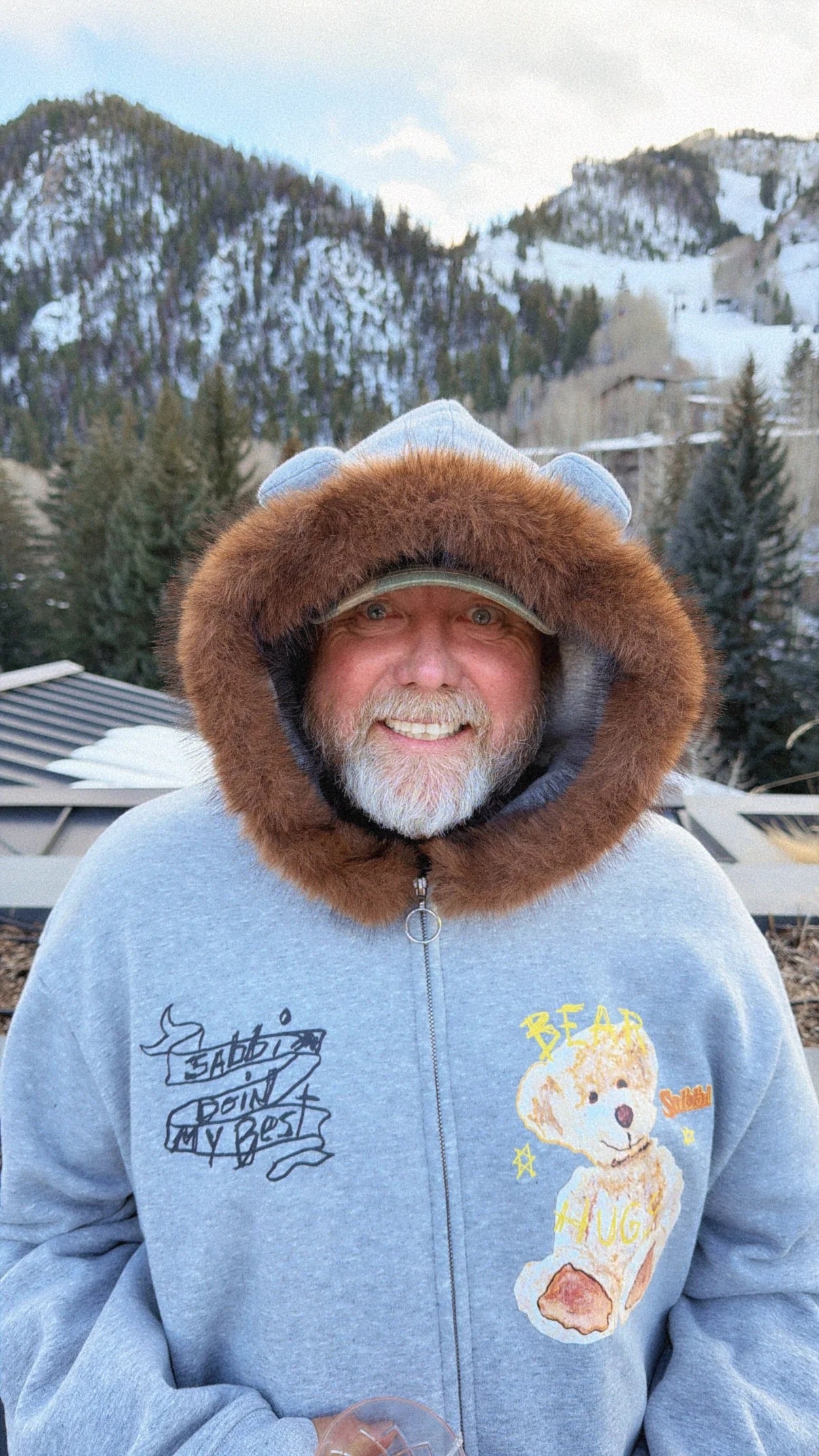 THE BEAR WITH ME ZIP HOODIE