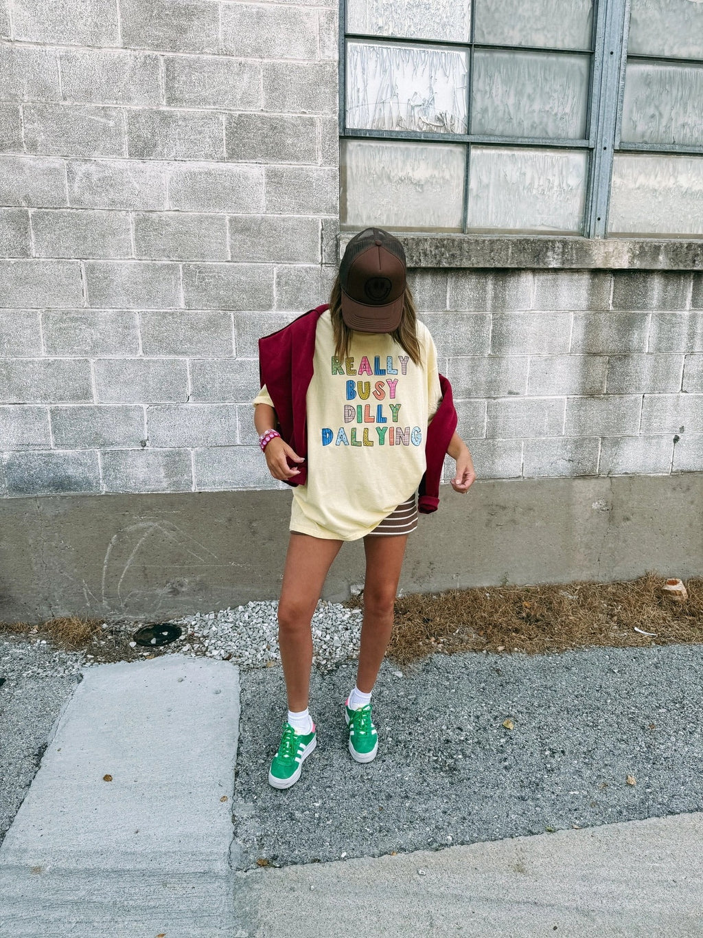 Dilly Dallying Tee - Butter Yellow
