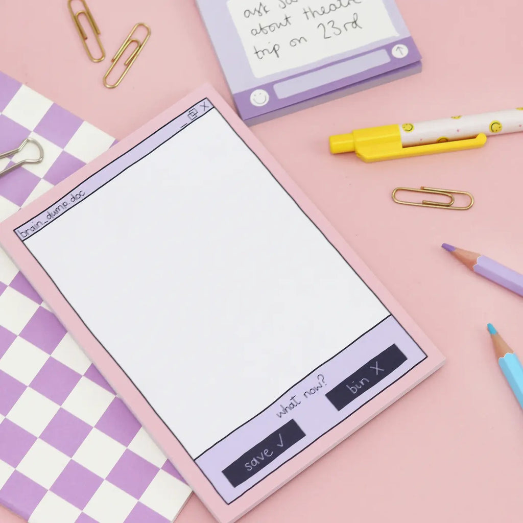 A6 Notepad - Brain Dump